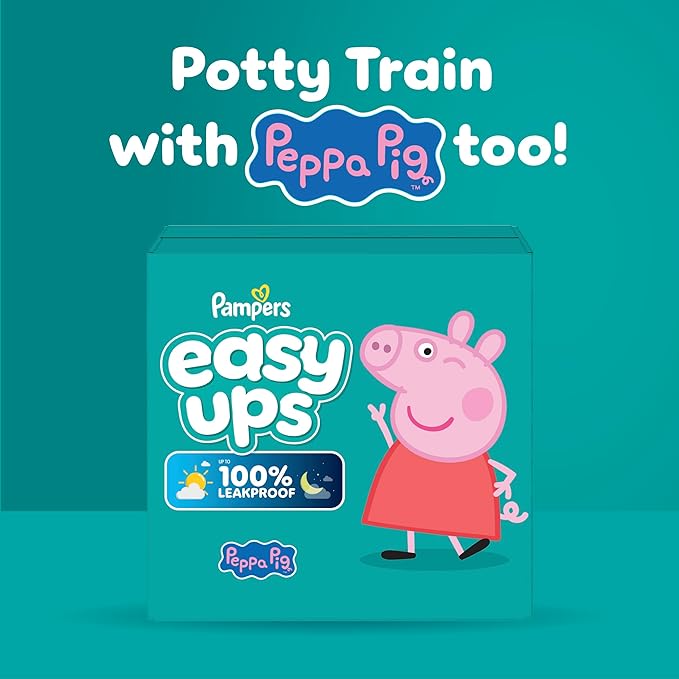 Pampers Training Pants - Easy Ups Boys & Girls Bluey - Size 2T-3T, 74 Count, Children's Potty Underwear (Packaging May Vary)