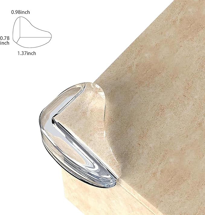 36 Pack Baby Corner Protector Corner Protector Baby Furniture Corner Protection Sharp Furniture and Table Top Edges with Adhesive Transparent Cover