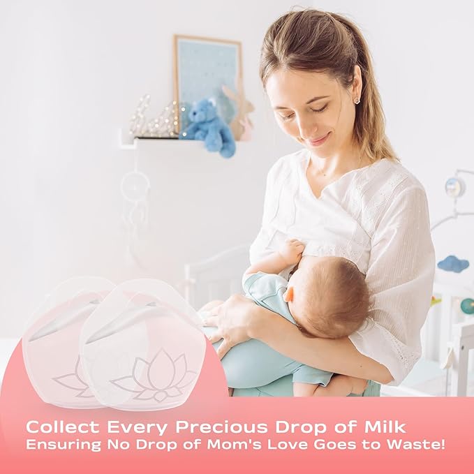 Milk Collectors for Breastfeeding Breast Milk Collector Milk Catcher for BreastfeedingMilk Catcher for Breastfeeding Post Partum Essentials Breast Feeding Essentials (2.5oz/70ml, 2 Counts)