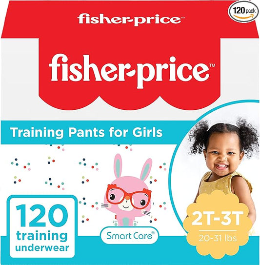 Smart Care Fisher-Price Training Pants, 2T-3T (Girl), 120 Count