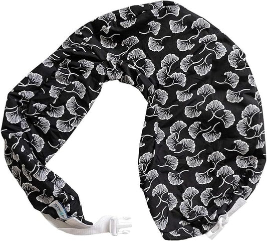 My Brest Friend Original Nursing Pillow Cover - Slipcovers For Baby - Adjustable Fit, Easy Care, Durable - Original Nursing Pillow Not Included, Black Flowing Fans