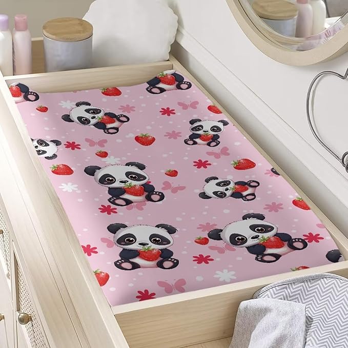 Changing Pad Covers for Boys Girls Carddle Sheet Set for Baby Boys Girls Breathable & Washable Cover