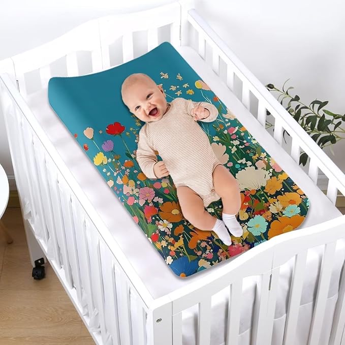 Changing Pad Covers for Boys Girls Carddle Sheet Set for Baby Boys Girls Breathable & Washable Cover