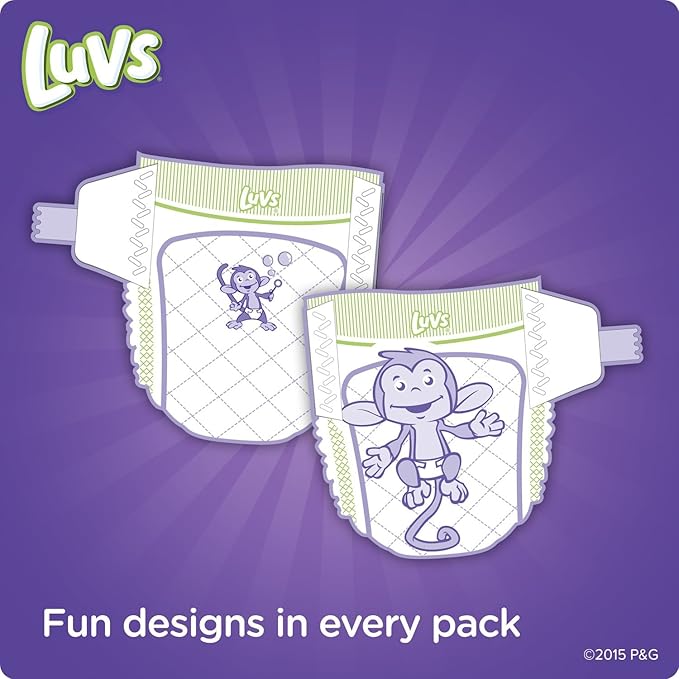 luvs diapers size 5, 140 count