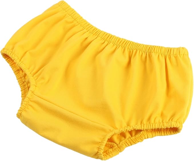 IBTOM CASTLE Baby Girls' Boys Unisex Soft Cotton Ruffle Basic Diaper Cover Bloomers for Toddler Shorts Briefs Panty Panties