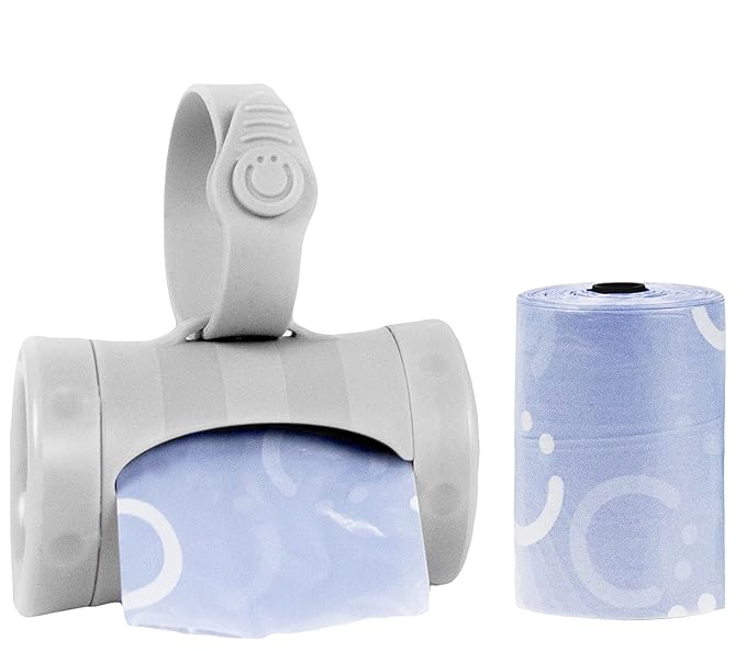 Ubbi Baby Wipes Dispenser Holder Weighted Plate, Retractable On the Go Travel Diaper Bag Dispenser Lavender Scented