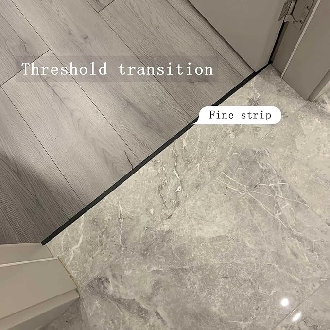 10-Pack 48 Inch Aluminum Tile Edge Trim – L-Shape Metal Tile Edging for Backsplash, Wall Corners, and Finishing – Square TileTrim (Black, 48 Inch)