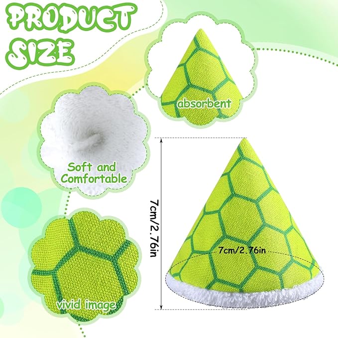 Cinnvoice 6 Pcs Reusable Pee Covers for Baby Boys - Turtle Pattern Green Teepe Cap Shield Gift - Newborn Pee Tents With Strong Water Absorption for Diaper Changing Accessory