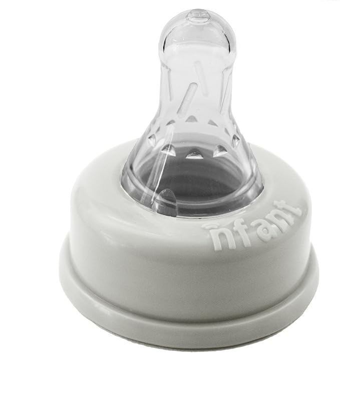 nfant | Bottle Feeding - Standard Flow Nipple, White (9ml/min), 4-Pack