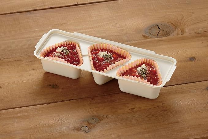 Richell Construction Subdivided Freezing Pack, 100, Set of 2, Ivory