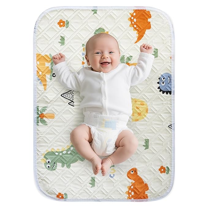 Diaper Changing Pads for Baby, Portable Change Mat, 3Layers Waterproof Change Pad Foldable Absorbent Mats for Women, Reusable Incontinence Underpads for Patient 20''x27.5''