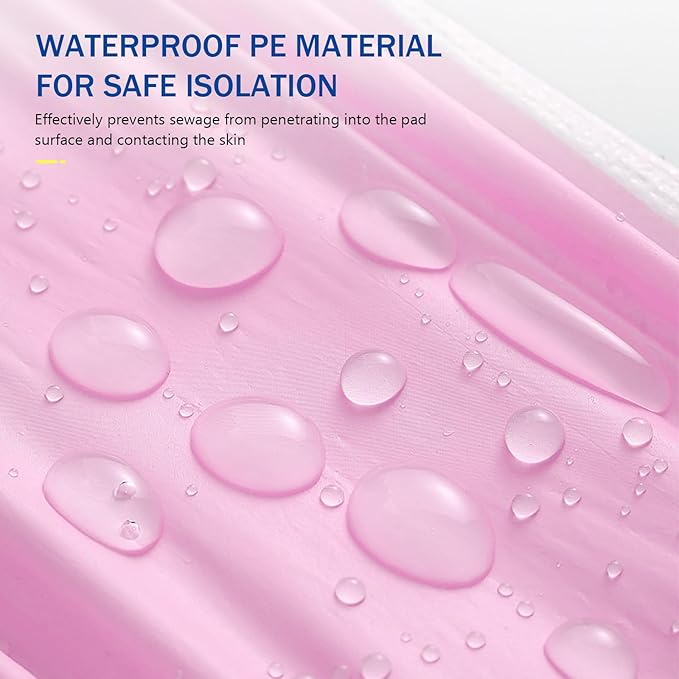 20 Pack Disposable Toilet Seat Cover Waterproof Non-Woven Fabric, Disposable Toilet Seat Covers for Travel, Disposable Seat Covers for Outing Hotel Hospital Public Toilet (Double Layer Pink)