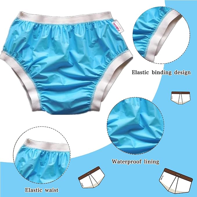 Adult Cloth Diapers Covers/Adult Incontinence Pants/Plastic Diapers/Waterproof and Reusable Elderly Diapers, Soft Surface, Suitable for Adult Men and Women