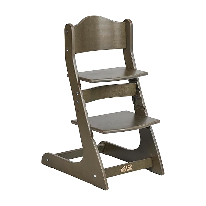 ECR4Kids Grows with Me Chair, Transitional Chair, Grey Wash