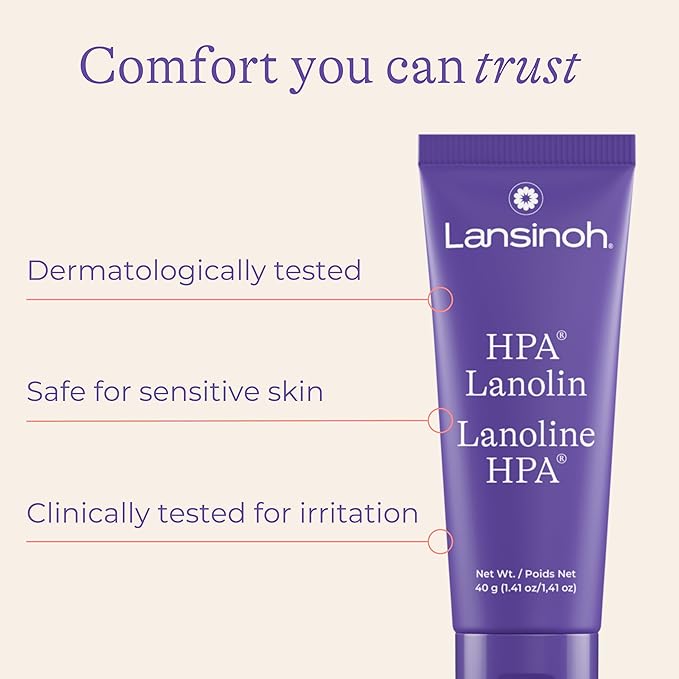 HPA Lanolin Nipple Cream, 40 g