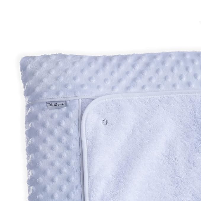 Clair de Lune Dimple Luxury Changing Mat (White)