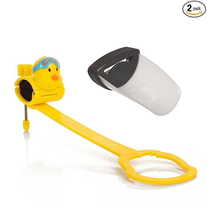 Aqueduck Faucet Handle Extender Set. Connects to Sink Handle and Faucet to Make Washing Hands Fun and Teaches Your Baby or Child Good Habits and Promote Independence to Them.