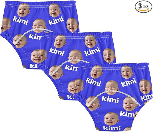 Joko Ivery 1 Blue Custom Potty Training Pants Traning Potty Panty Cotton for Toddlers Girls Boys 4T 3Pcs