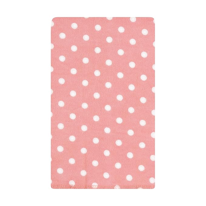Hudson Baby Unisex Baby Cotton Flannel Burp Cloths, Modern Botanical 10 Pack, One Size