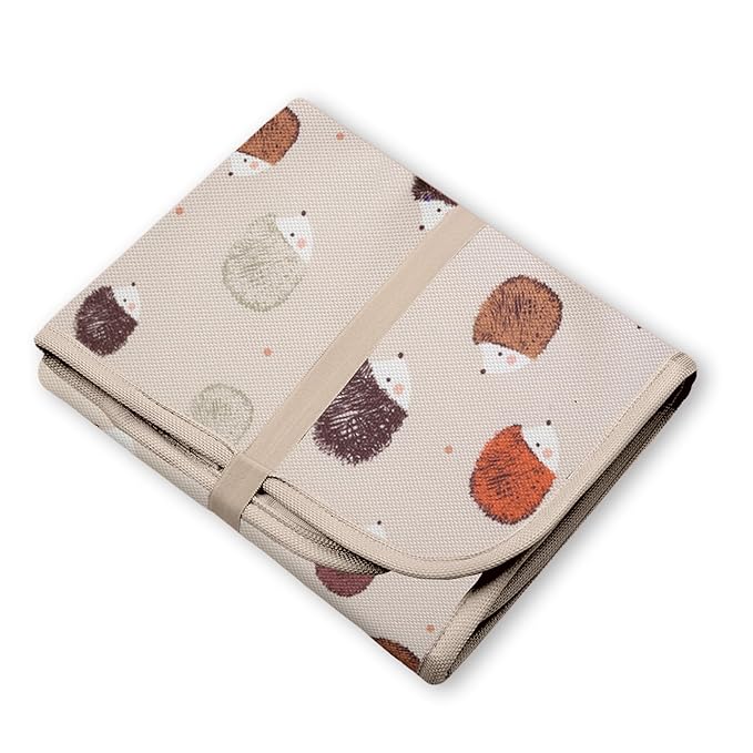 Hamur Home Portable Changing Pad – Waterproof, Washable & Easy Wipe Clean, Foldable Travel Baby Changing Mat for Diaper Bag, Compact & Lightweight, Must-Have for Newborns (Urchin Pattern)