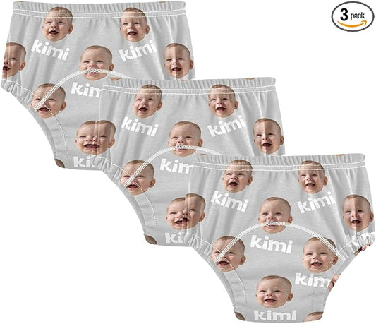 Joko Ivery 1 Light Grey Custom Potty Training Pants Traning Potty Panty Soft for Girls Boys Toddlers 4T 3Pcs