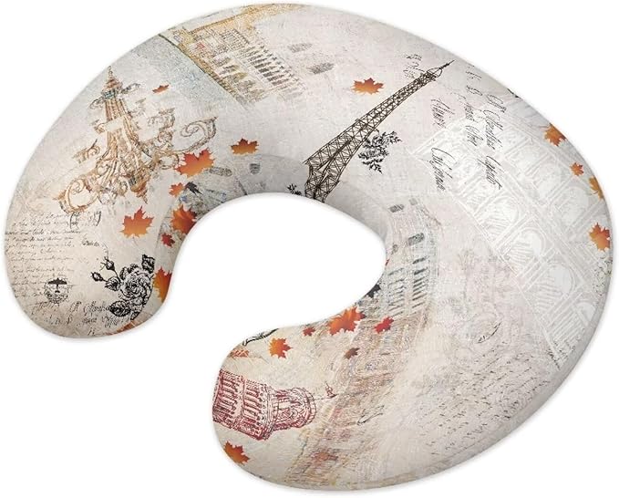 Tower Feeding Pillow Covers Washable & Breathable Nursing Pillow Slipcovers Breastfeeding Newborn Feeding Cushion Cover Practical Gift, Best Choice for Mom Cover Only