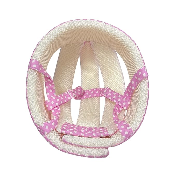 Baby Helmet Toddler Children Headguard Infant Head Cushion Protective Harnesses Cap Soft Adjustable Kid Hat Head Protector (Pink)