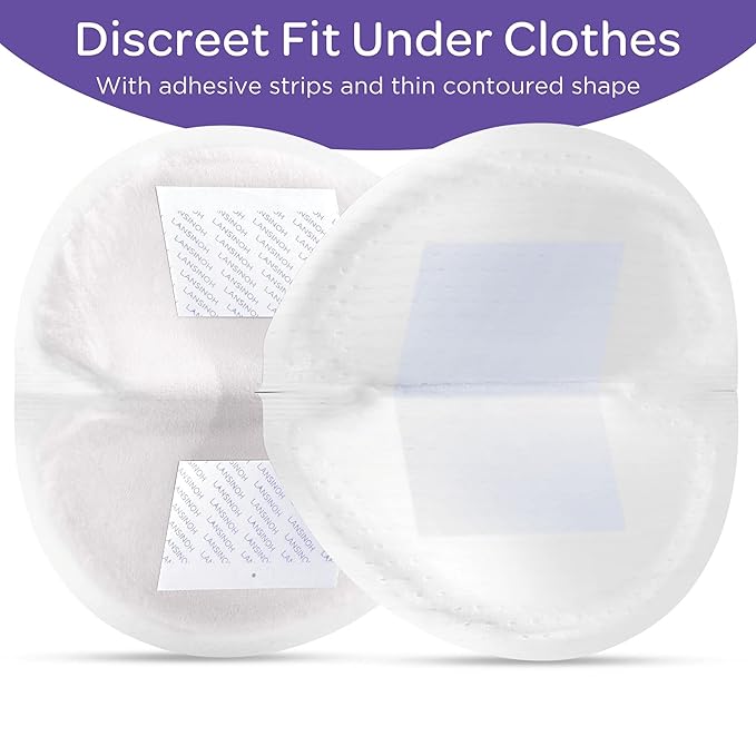 Lansinoh Stay Dry Disposable Nursing Pads, 36 Count (Pack of 4)