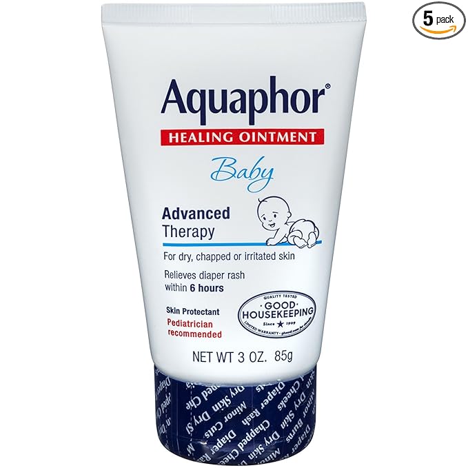 Aquaphor Baby Healing Ointment 3 oz (Pack of 5)