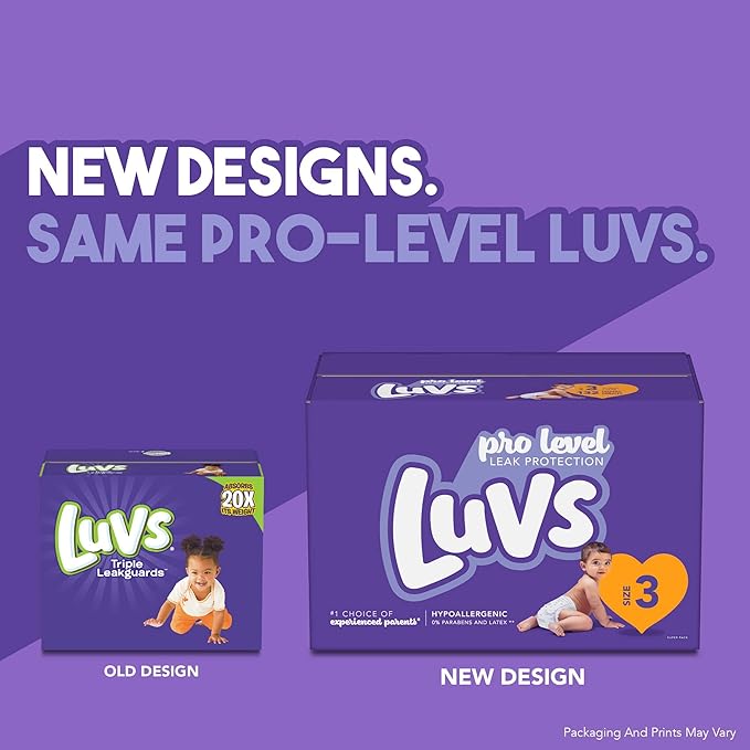 Luvs Diapers,Size 1 (8-14 lb), 252 Count