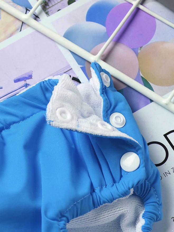 Baby Boys Girls Reusable Swim Diaper Washable Adjustable Bloomers Swimsuit Swimming Apparel