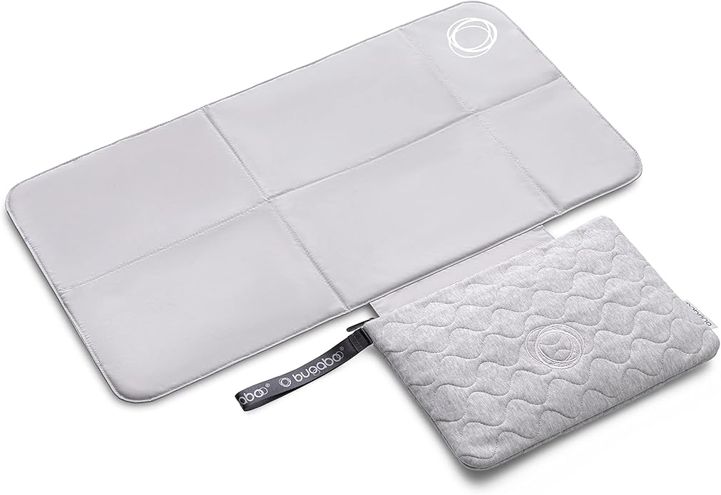 Bugaboo Changing Clutch with Removable Changing Mat – Compact Diaper Organizer & Travel Changing Station – Water‑Repellent, Machine‑Washable Fabric – Universal Fit