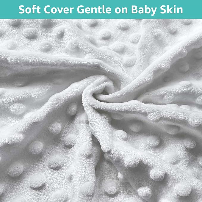 YENING Mini Changing Pad Small 23 x 13 with Washable Cover Waterproof Baby Diaper Changing Pad for Dresser Table Pad Grey