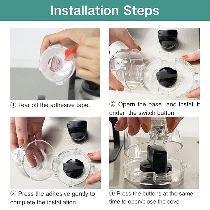 5 Pack Stove Knob Safety Covers – Child Proof Gas Stove Knob Covers, Universal Oven Lock Safety for Baby, Heat-Resistant Plastic Stove Knob Guards for Kitchen Safety (Black)