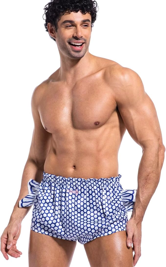 Landofgenie Diaper Cover for Adults Reusable & Washable with Elastic Waist Unisex Adult Diaper Cover Shorts - Candy