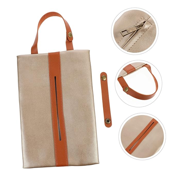 1Pc Outdoor Nylon Tissue Pouch Practical Tissue Container Sleeve for Home and Travel and Lightweight Design for Easy Storage and Accessibility