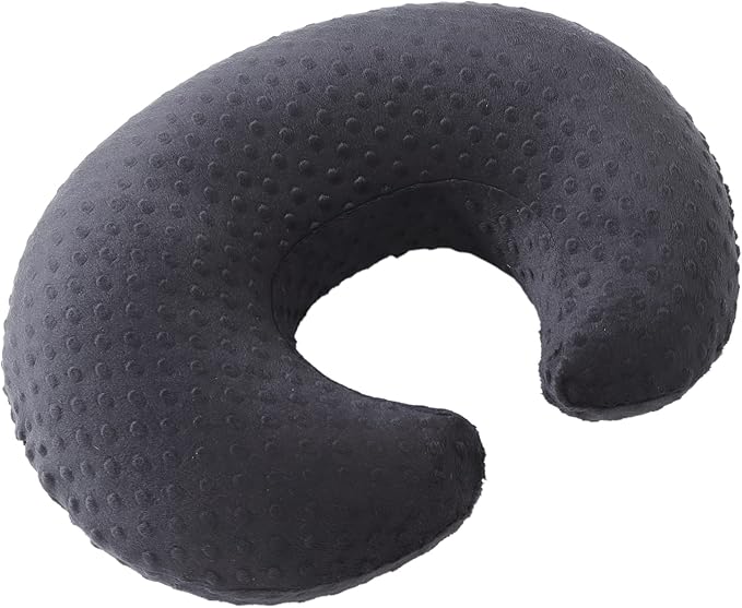 Dots Nursing Pillow Cover, Case Plush Breathable Breastfeeding Pillow Slipcover Fits Nursing Pillow, Super Soft Snug Positioners for Baby Boy Baby Girl(Black)