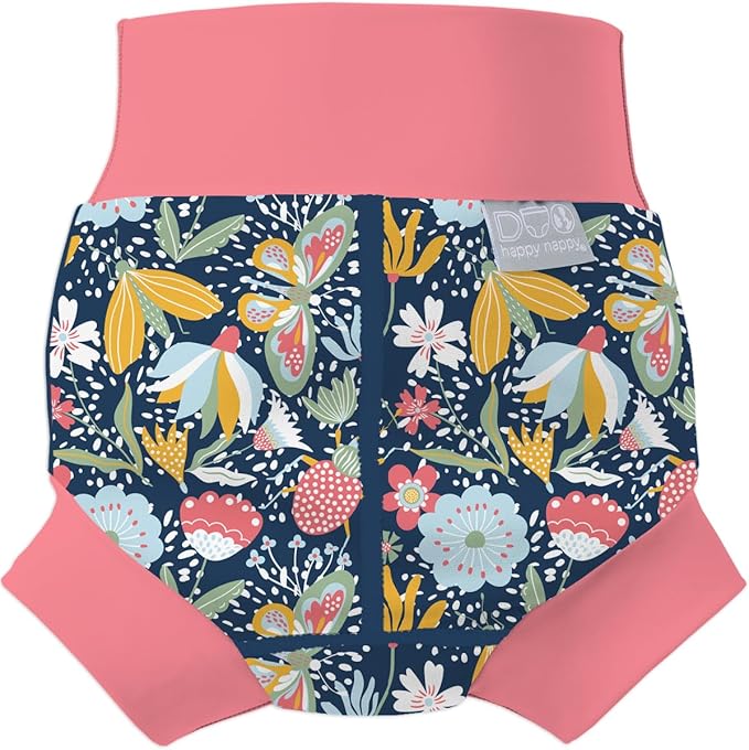 Splash About Happy Nappy Duo, Garden Delight Pink, 2-3 Years