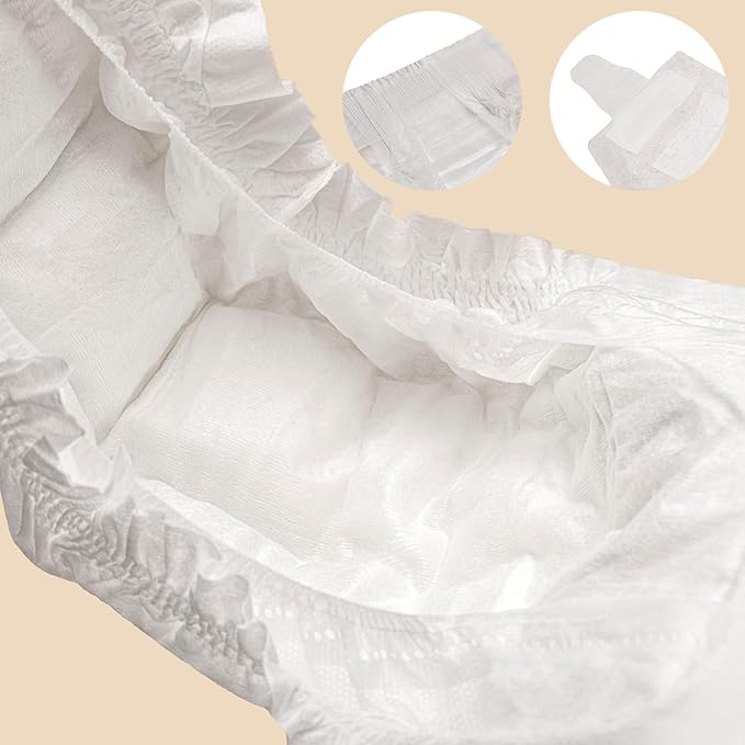 ECO BOOM Bamboo Viscose Baby Diapers, Size 5, 28 Count, Soft & Absorbent Disposable Diapers for Sensitive Skin, Breathable Leak Protection, Eco-Friendly Paper Packaging