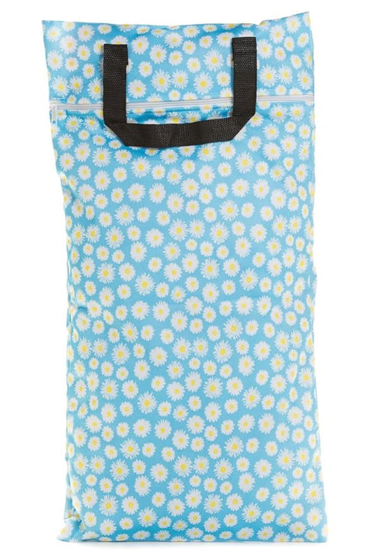 Buttons Cloth Diapers Waterproof Washable Reusable Zippered Laundry Wet Bag (Large, Boom)
