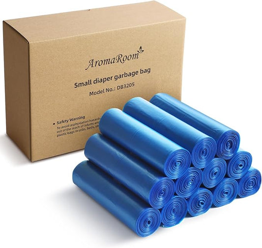 Aroma Room Diaper Pail Refills bag, Leak & Odors Proof Diaper Trash Bags for Newborn Diapers, 540 Count, 12 Rolls (Standrad Size 6.7"x10.8")