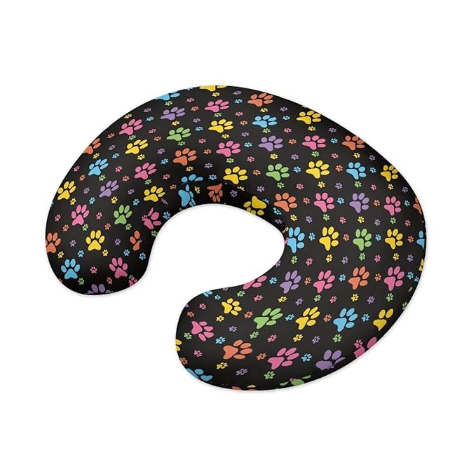Dog Paws Breastfeeding Pillow Slipcover for Baby Nursing Pillow Slipcovers for Breastfeeding Moms Fits The Original Support Pillow for Breastfeeding and Bottle Feeding