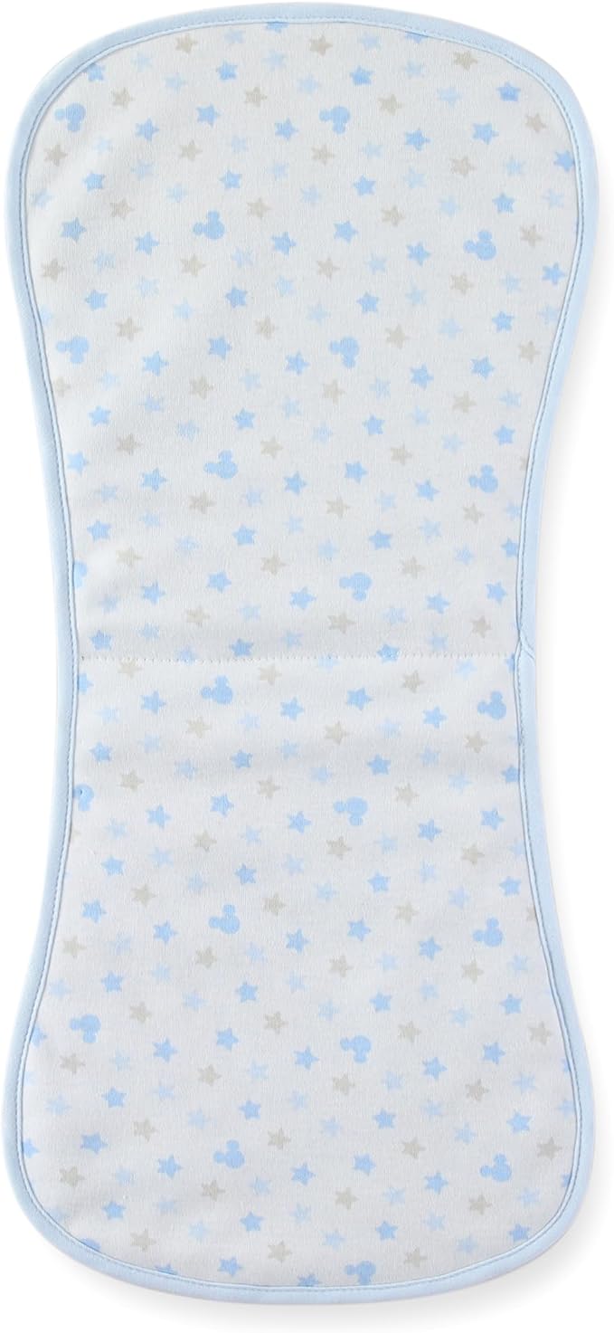 Disney Baby Burp Cloths 3-Pack – Mickey Mouse and Minnie Mouse Soft Absorbent 20" x 10" Leakproof Burping Rags for Baby Boys Girls & Unisex Newborns & Infants