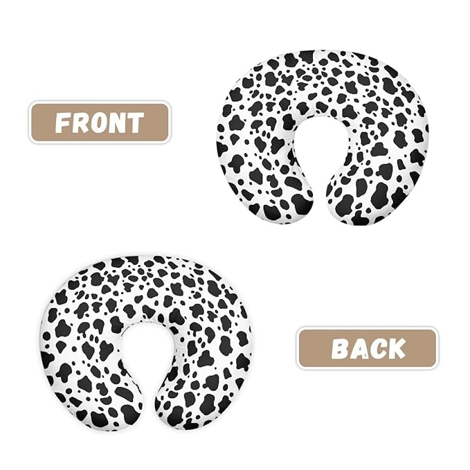 Cow Spots Nursing Pillow Covers Ultra Soft Pillowcase Elastic Feeding Pillow Covers Safely Positioner Case,Gift for Infant and Baby