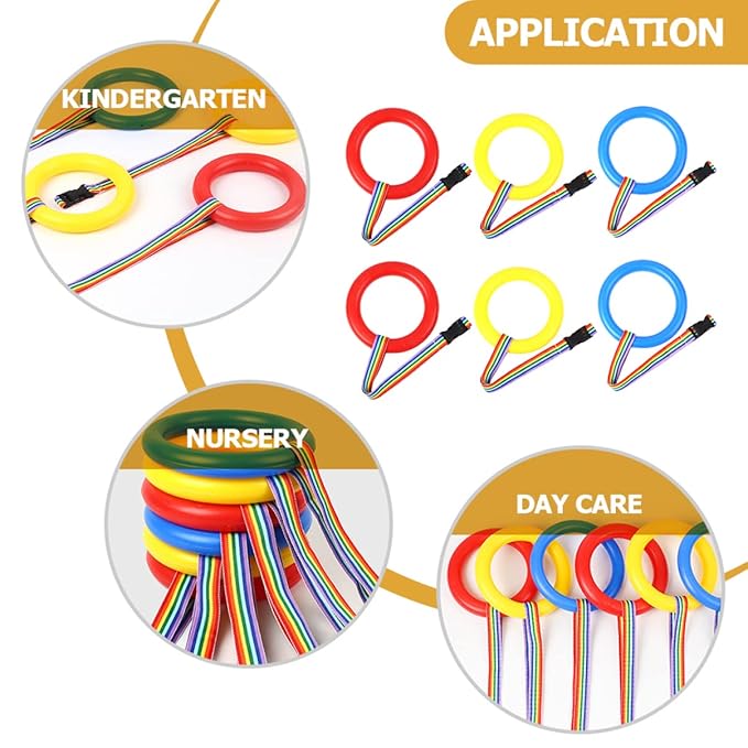 Toddmomy 30 pcs Walking Rope Preschool Walking Rope Kindergarten Walking Rope Preschool line Rope Kids Handles Safety