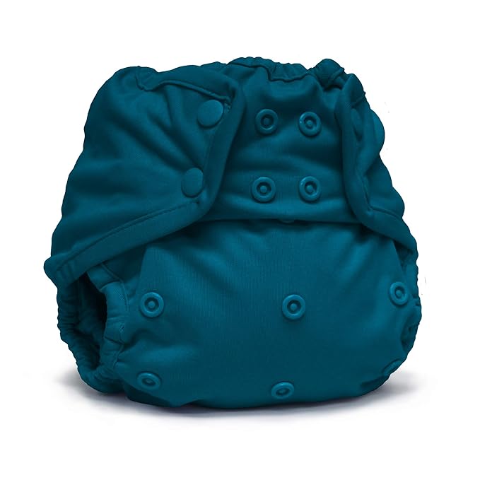 Kanga Care Rumparooz Double Leg Gusset Reusable Cloth Diaper Cover One Size Snap | Caribbean 6-35 lbs