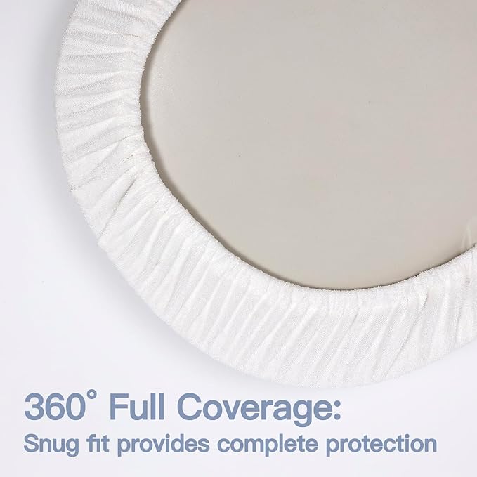 1-Pack Changing pad Cover Waterproof - Soft Baby Baby Changing pad Cover,Contour Changing Pads Liners,Change Pad Cover,Ultra-Soft & Breathable,Fits Skip Hop,Keekaroo Peanut,Machine Washable(1,White)