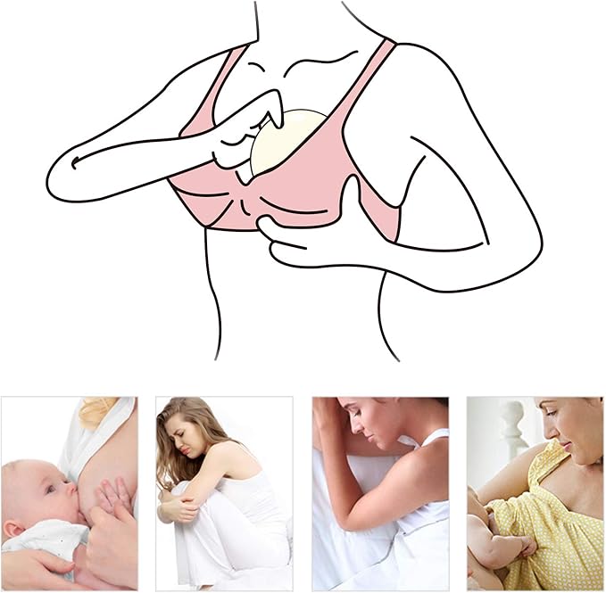 PHOGARY 14PCS Washable Nursing Pads, Reusable Organic Bamboo Breast Pads with Laundry Bag and Storage Bag - Soft, Absorbent, Hypoallergenic, Eco Pads for Breastfeeding