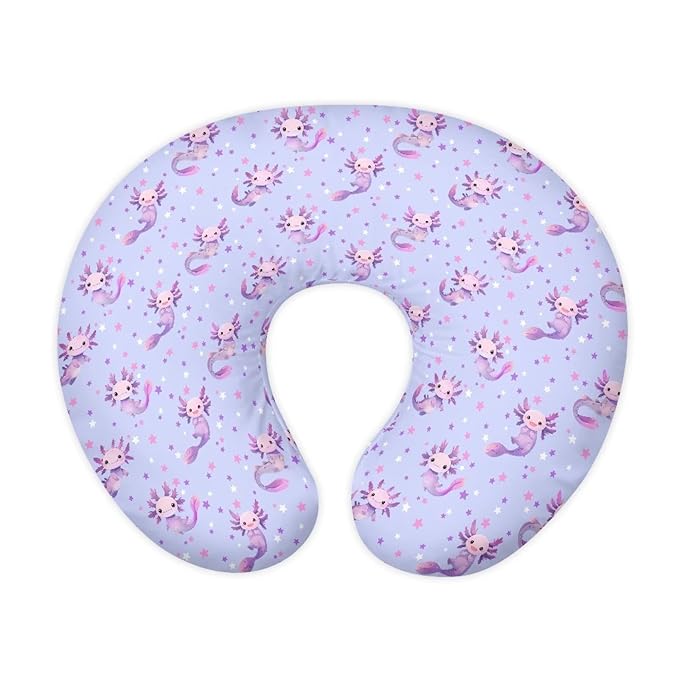 Purple Salamander Breastfeeding Pillow Cover Nursing Cover for Newborn Girls Boys Super Soft and Comfortable Slipcover Gift, 1 Pack