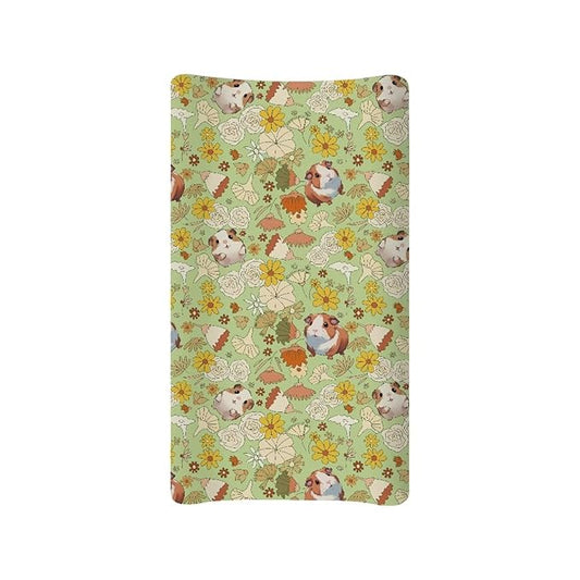 Hamster Changing Pad Cover for Baby Girls Boys Cute Change Table Covers Diaper Changing Mat Sheets Cover Soft Breathable